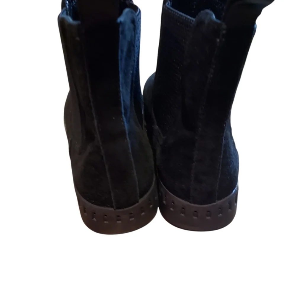 Anthropologie Kristi Belle Black Suede Jeweled Boots 36 / 5.5 - Picture 6 of 6